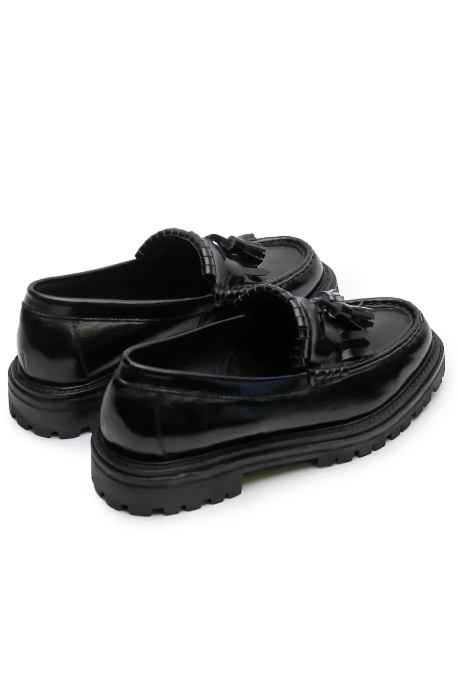 Isla Tassle Loafer Black