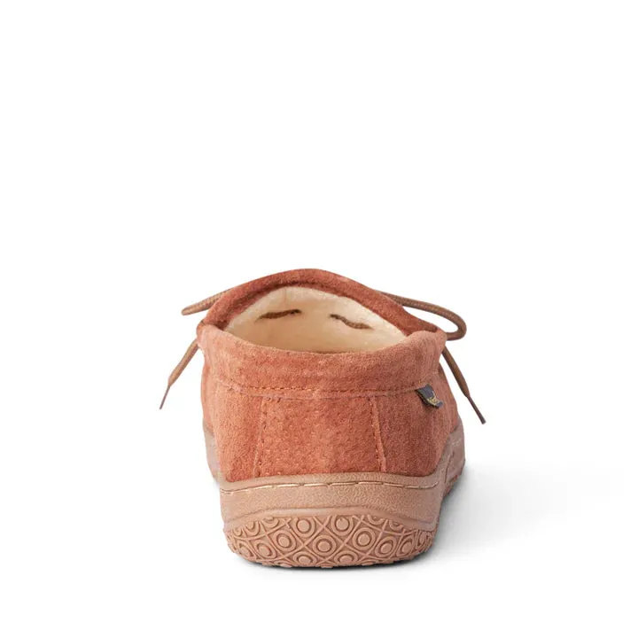 Men's Loafer WIDE Terry Cloth Moccasin in Chestnut II