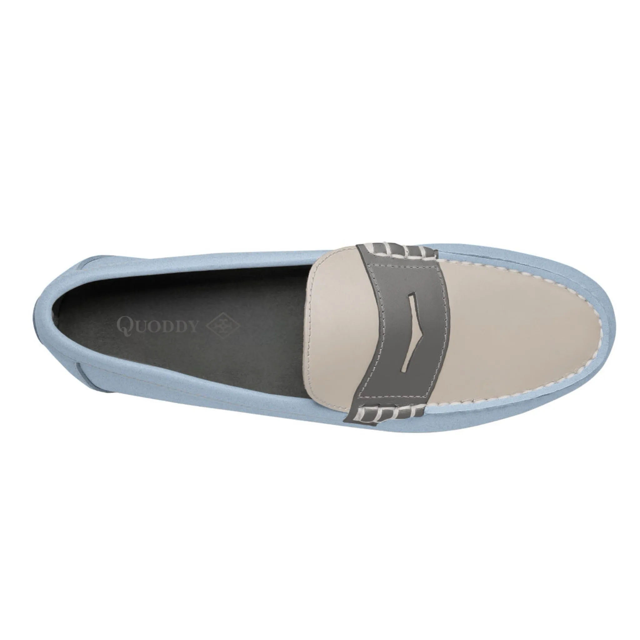 Men's Penny Loafer Classic LE:  Light Blue/Grey/Ivory