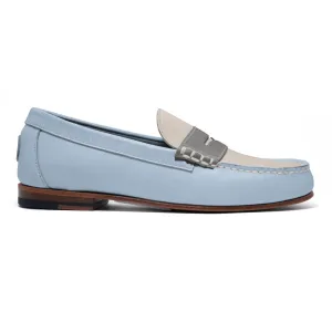 Men's Penny Loafer Classic LE:  Light Blue/Grey/Ivory
