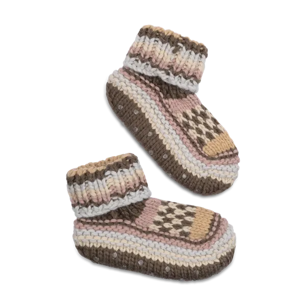 Northern Isles Knit Bootie Slipper | Lemon - Clearance