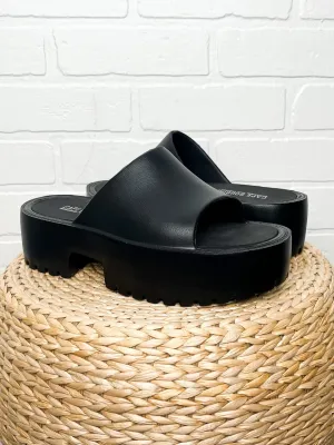 Oriya chunky sandal black