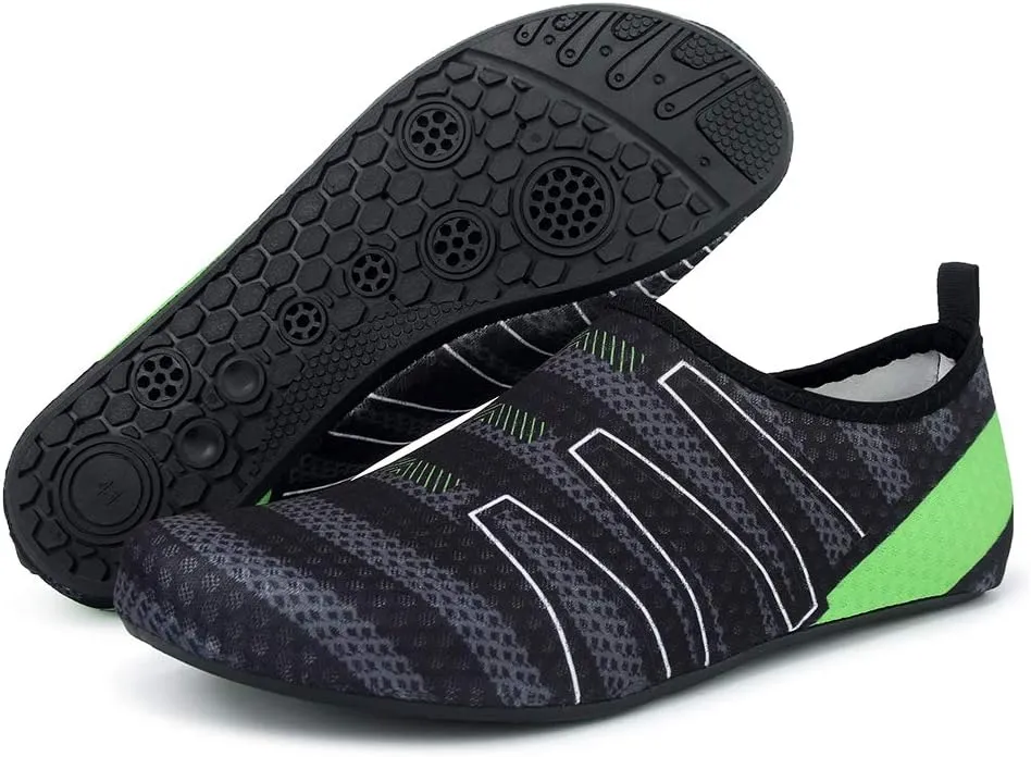 QACOHU Womens Mens Water Shoes Barefoot Skin Shoes Quick-Dry Water Shoe for Dive Surf Swim Beach Yoga