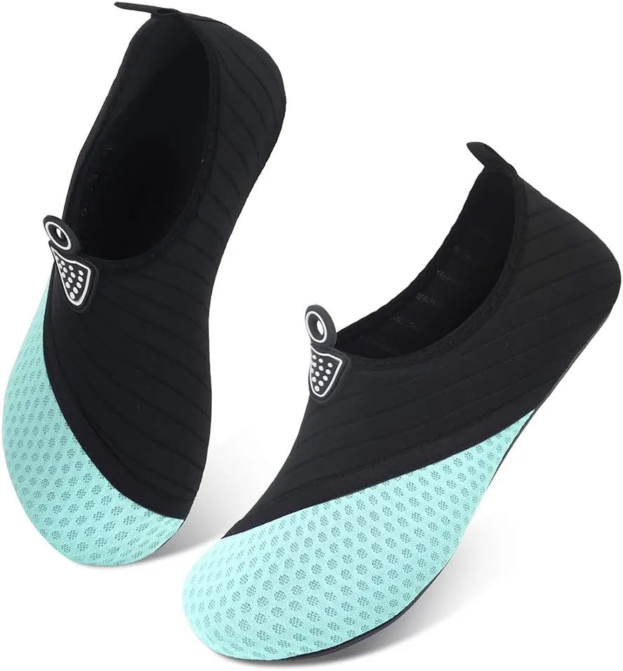 QACOHU Womens Mens Water Shoes Barefoot Skin Shoes Quick-Dry Water Shoe for Dive Surf Swim Beach Yoga