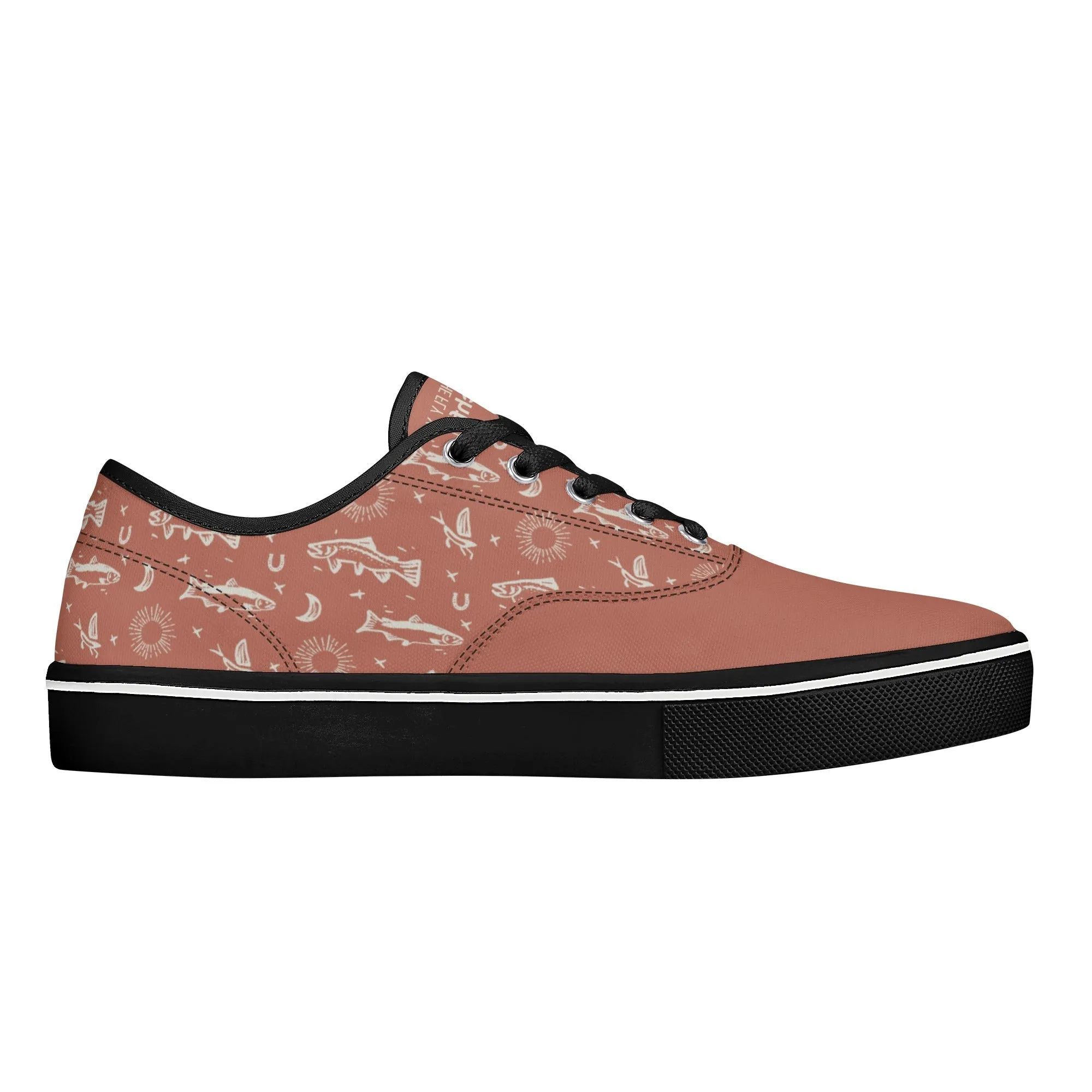 (QUICK SHIP) Womens Shyanne Orvis   Catchflo Untamed Canvas Boat Shoe (dusty rose)
