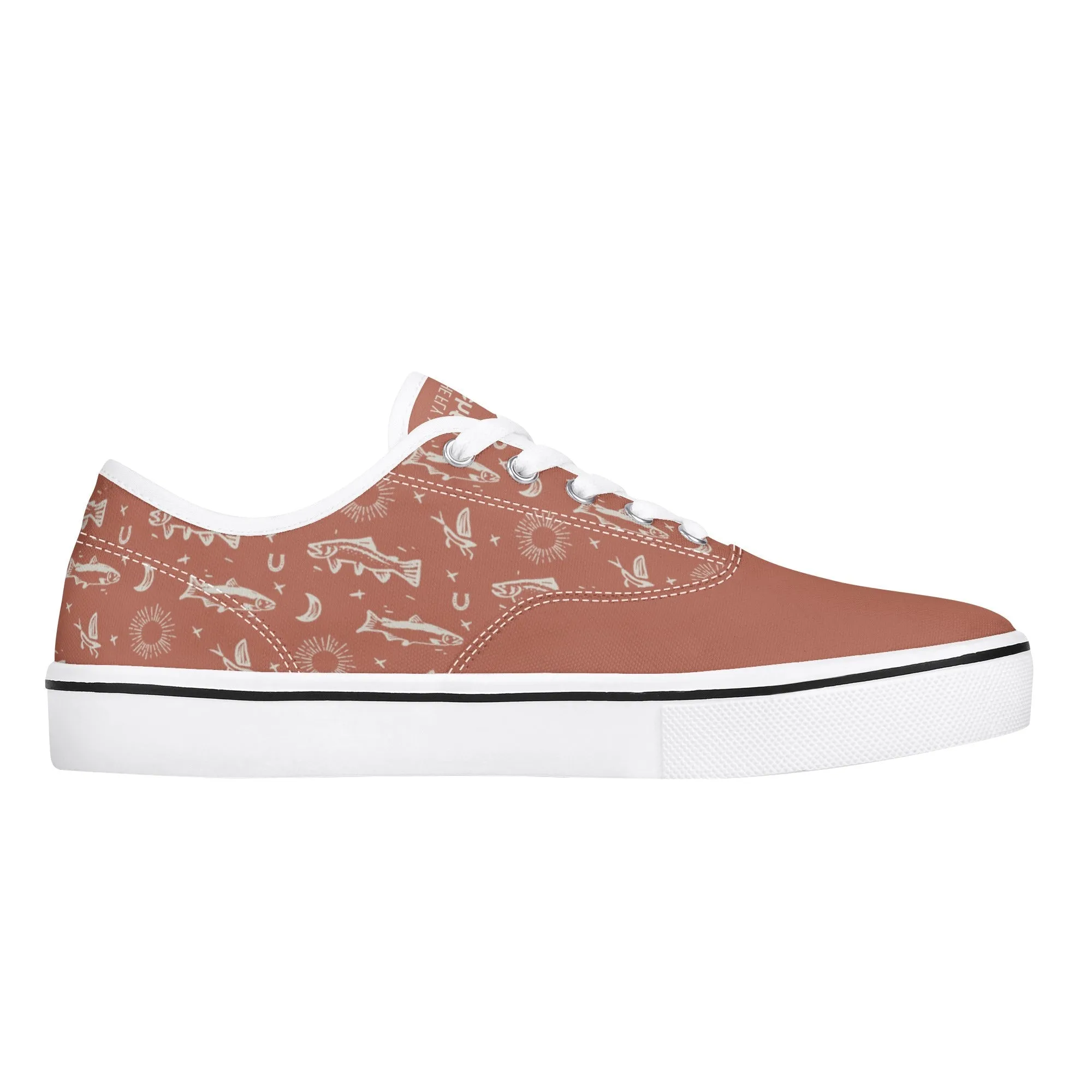 (QUICK SHIP) Womens Shyanne Orvis   Catchflo Untamed Canvas Boat Shoe (dusty rose)