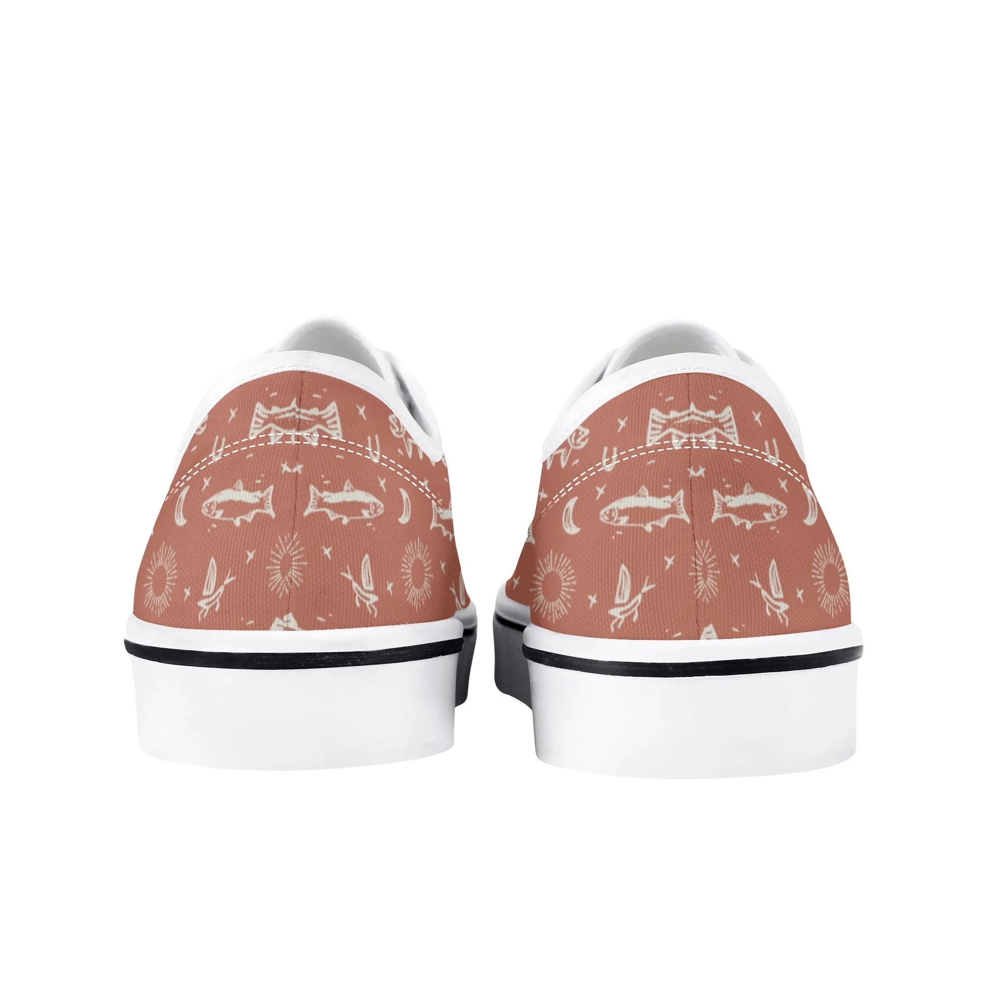 (QUICK SHIP) Womens Shyanne Orvis   Catchflo Untamed Canvas Boat Shoe (dusty rose)