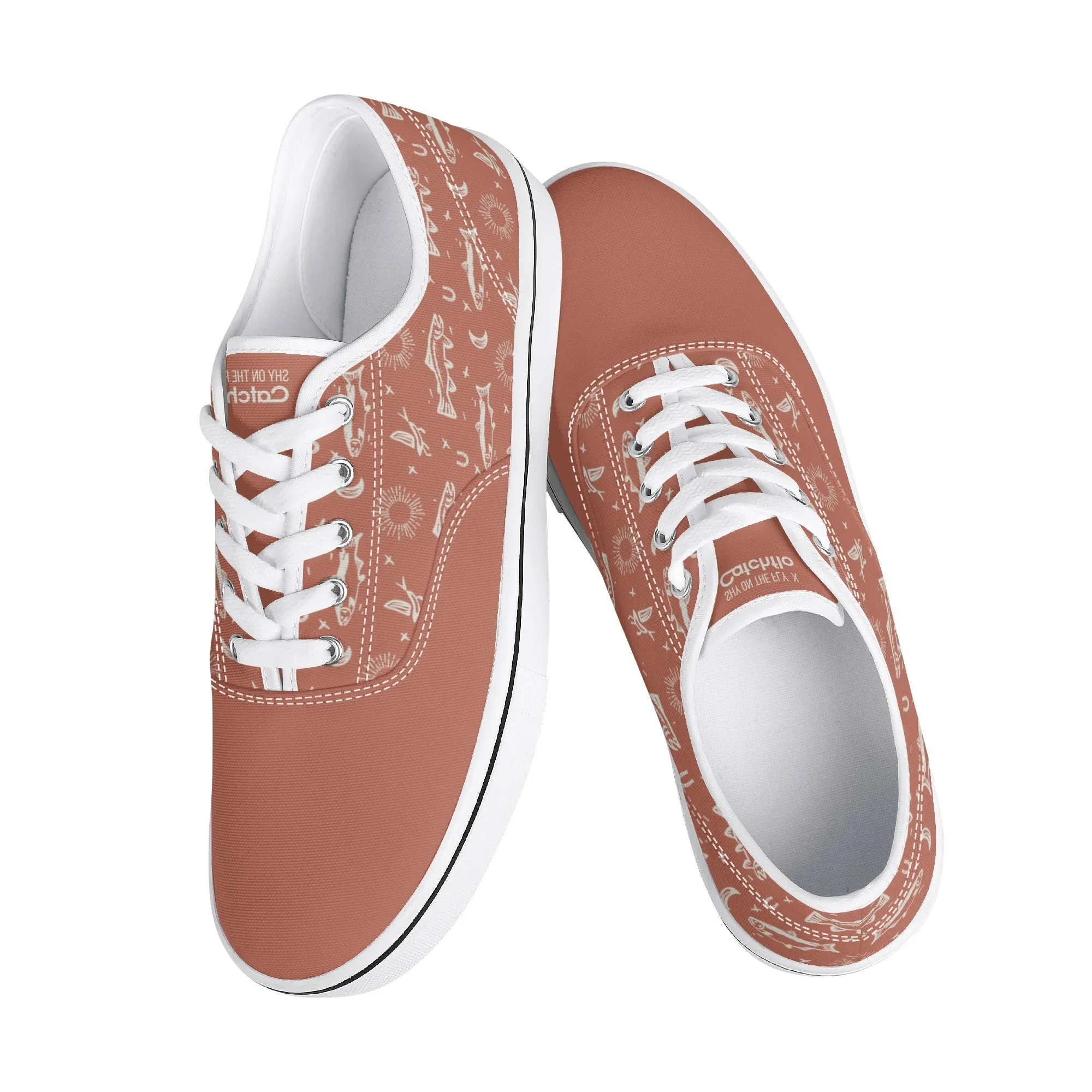 (QUICK SHIP) Womens Shyanne Orvis   Catchflo Untamed Canvas Boat Shoe (dusty rose)