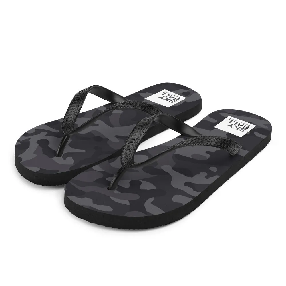 Skyball Beach Volleyball Apparel - Boardwalk Flip-Flops - Full Patch / Multicam