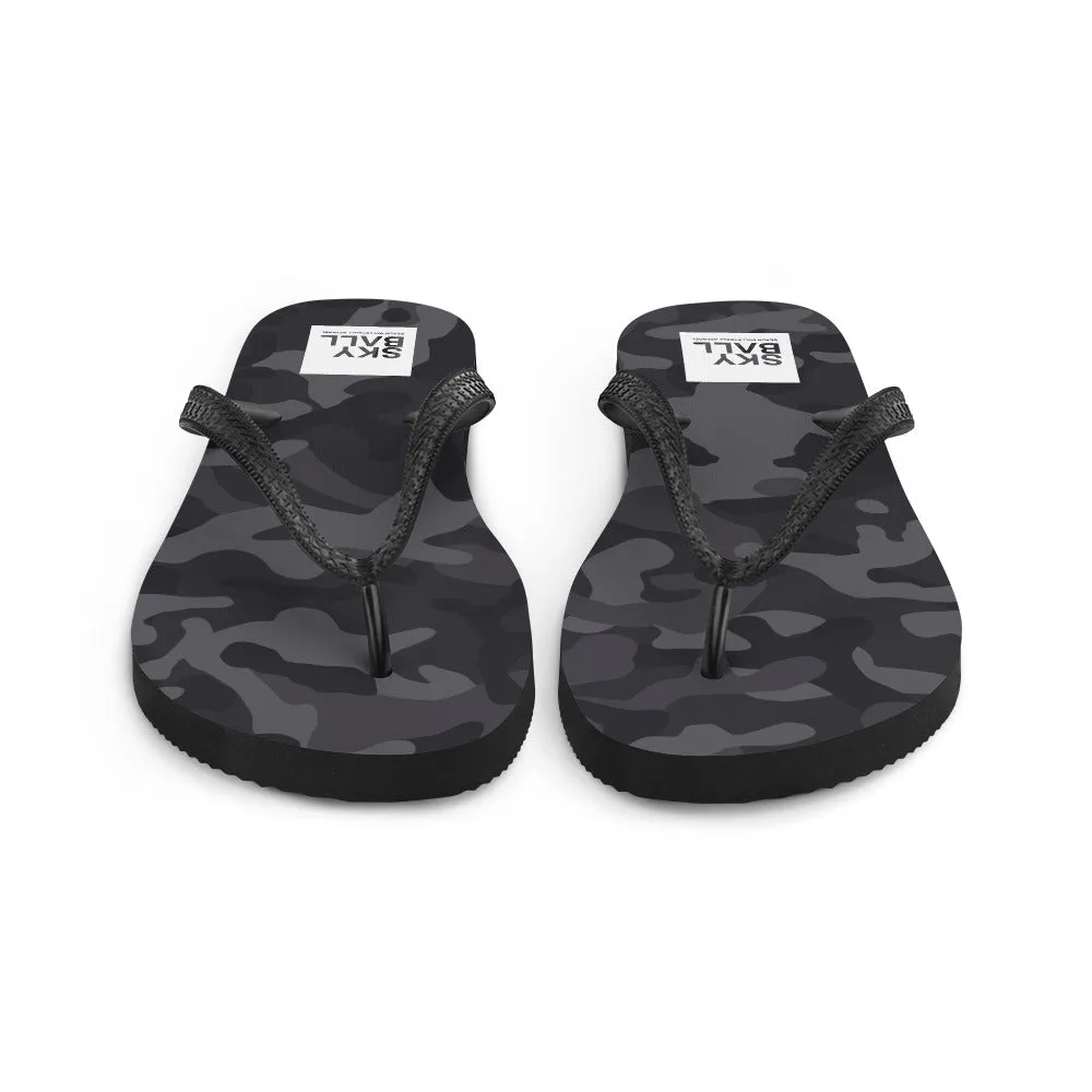 Skyball Beach Volleyball Apparel - Boardwalk Flip-Flops - Full Patch / Multicam