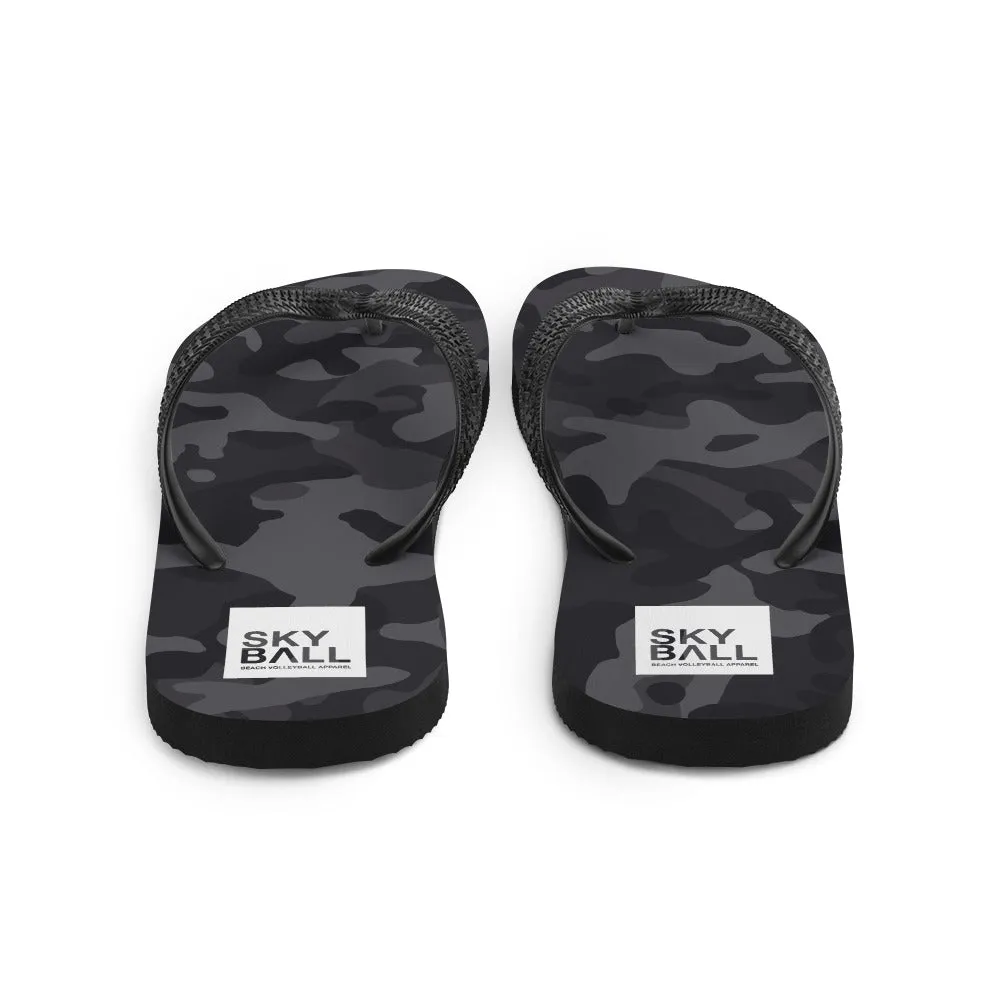 Skyball Beach Volleyball Apparel - Boardwalk Flip-Flops - Full Patch / Multicam