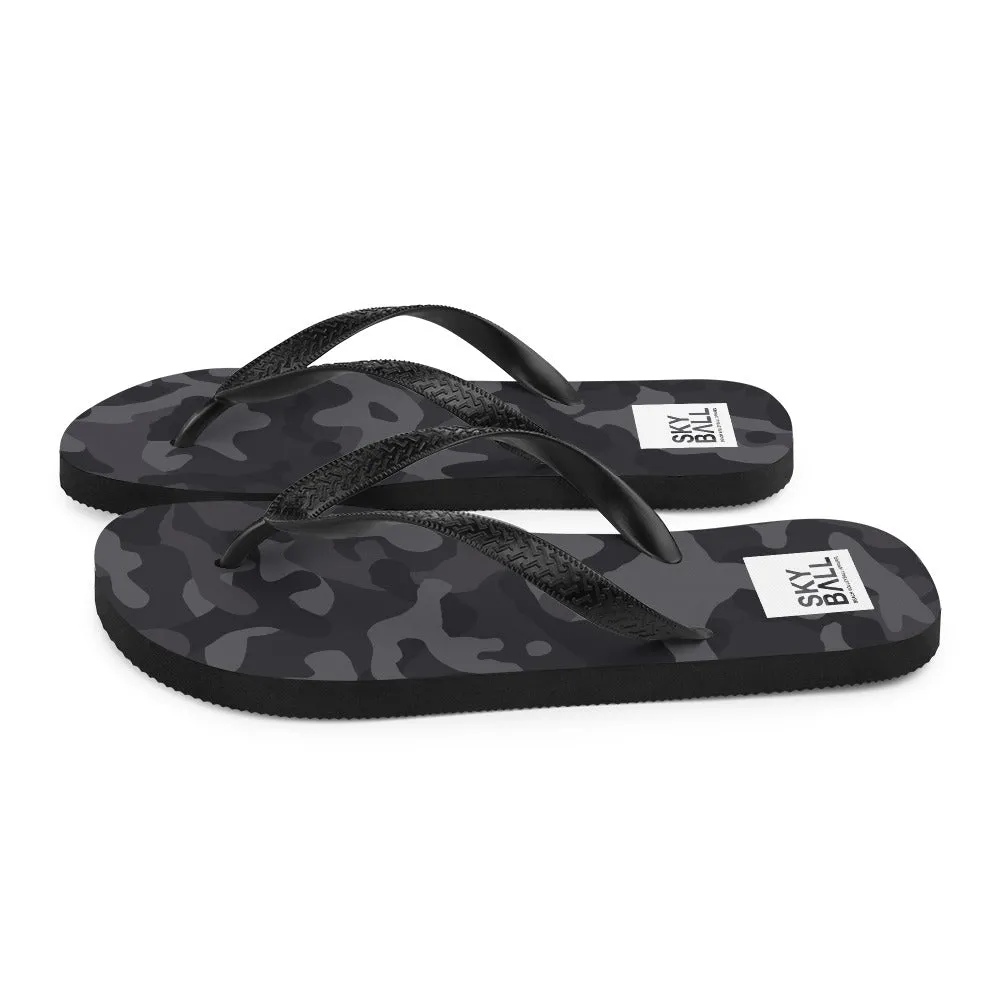 Skyball Beach Volleyball Apparel - Boardwalk Flip-Flops - Full Patch / Multicam
