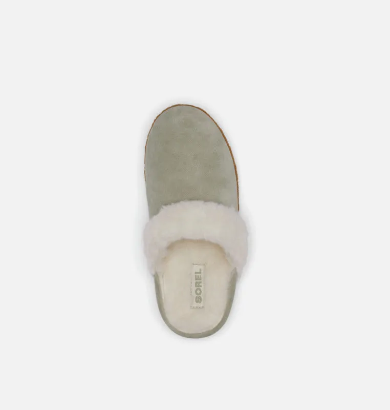 SOREL WOMEN'S WOMEN'S NAKISKA S0LIDE II SLIPPER- QUARRY, GRILL & SAFARI, GUM