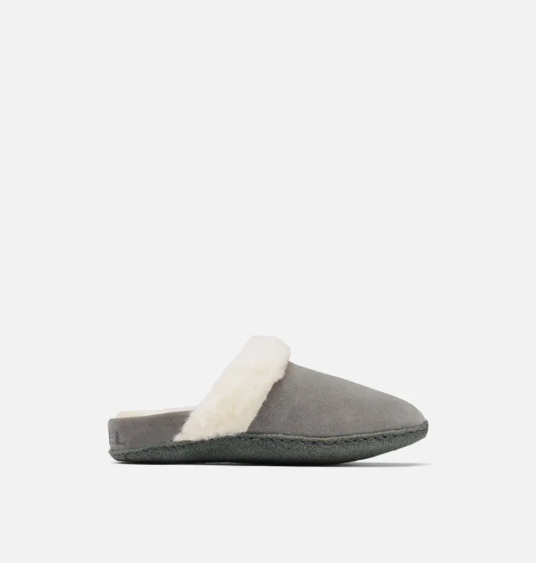 SOREL WOMEN'S WOMEN'S NAKISKA S0LIDE II SLIPPER- QUARRY, GRILL & SAFARI, GUM