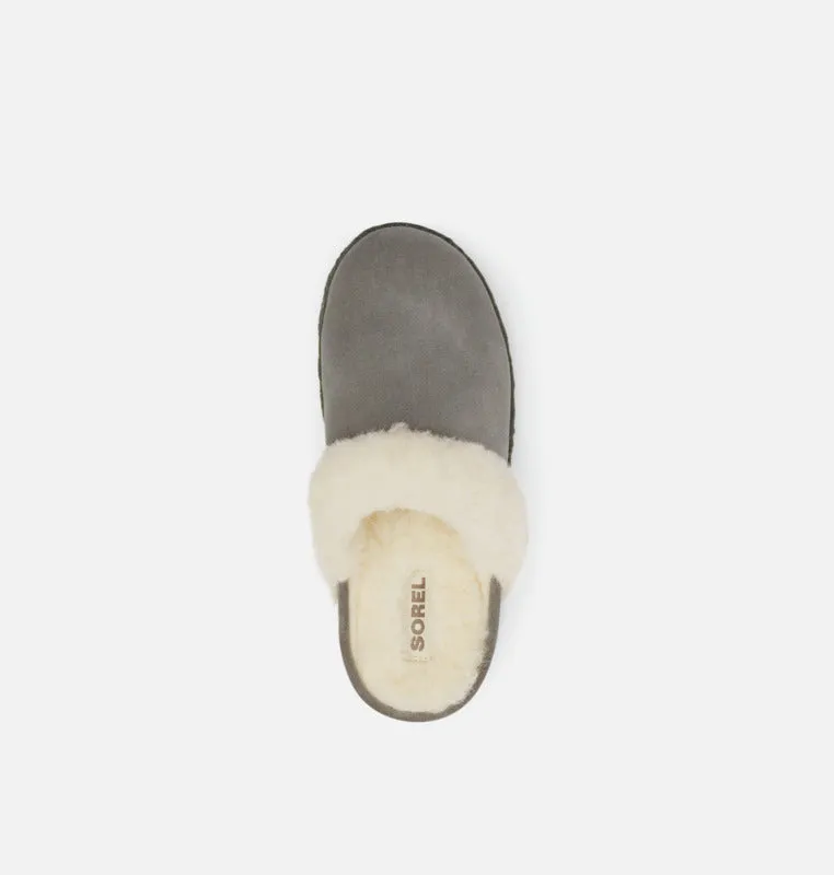 SOREL WOMEN'S WOMEN'S NAKISKA S0LIDE II SLIPPER- QUARRY, GRILL & SAFARI, GUM