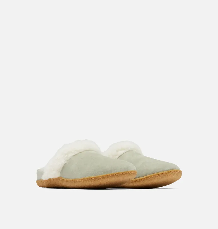 SOREL WOMEN'S WOMEN'S NAKISKA S0LIDE II SLIPPER- QUARRY, GRILL & SAFARI, GUM