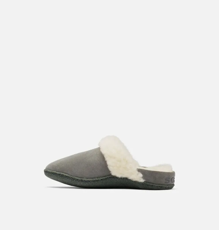 SOREL WOMEN'S WOMEN'S NAKISKA S0LIDE II SLIPPER- QUARRY, GRILL & SAFARI, GUM