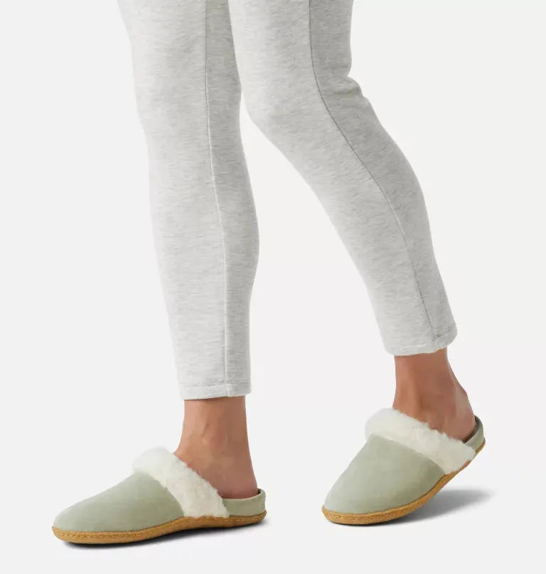 SOREL WOMEN'S WOMEN'S NAKISKA S0LIDE II SLIPPER- QUARRY, GRILL & SAFARI, GUM
