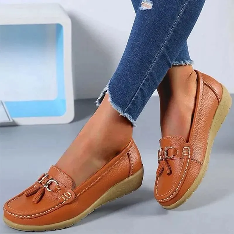 Summer - Leather Casual Flat Loafers