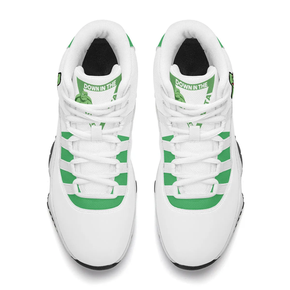 Turtle High Top Air Retro Sneakers - White