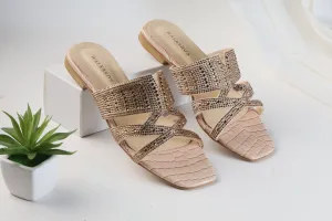 WALKBROS BEAUX FANCY SLIPPERS - GOLDEN LOUIS