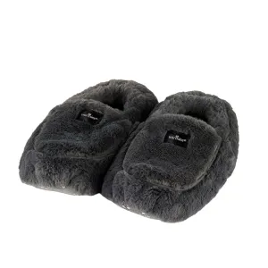 Warmies Luxury Heatable Steel Grey Slippers