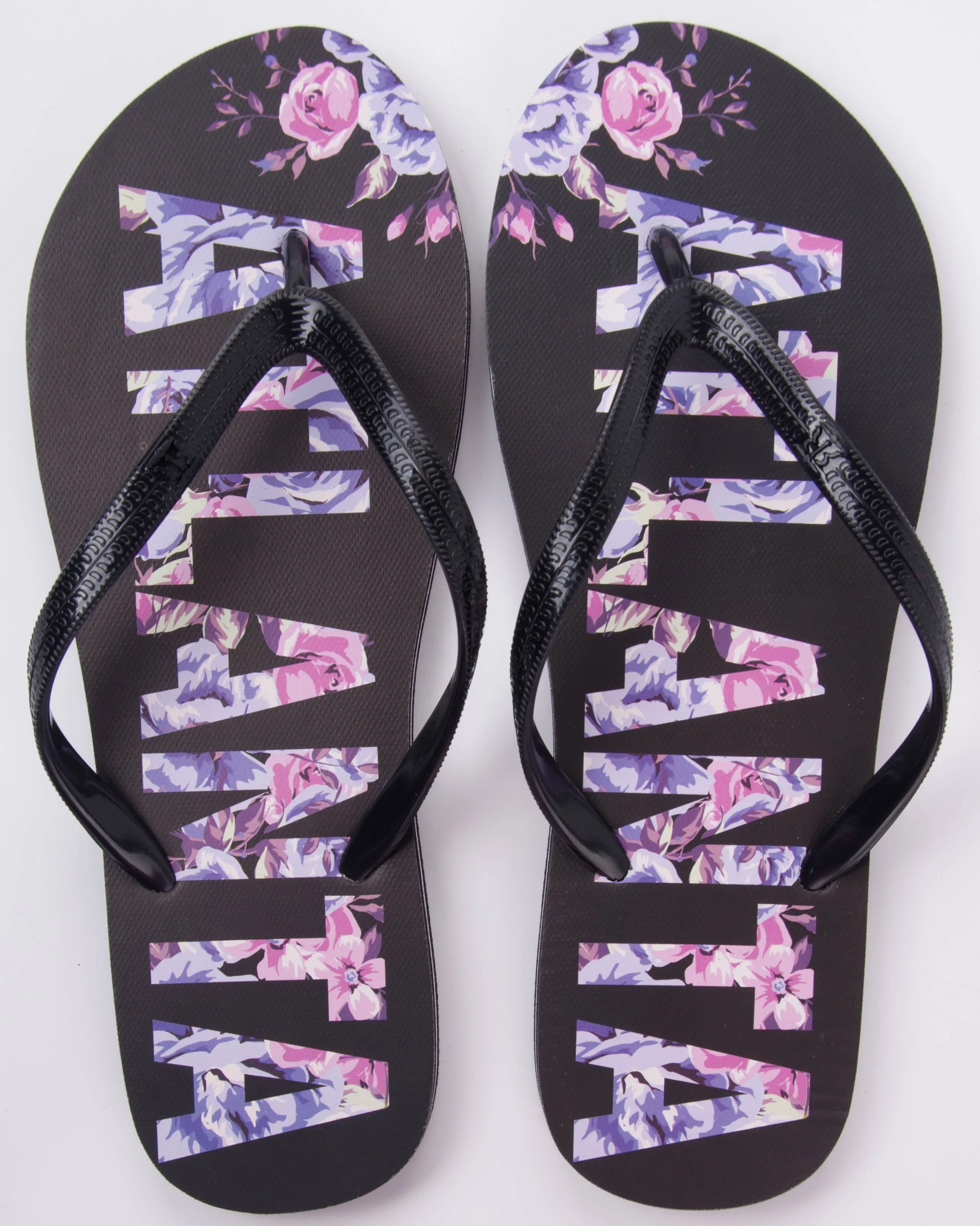 Women's Black Flip Flop- Atlanta