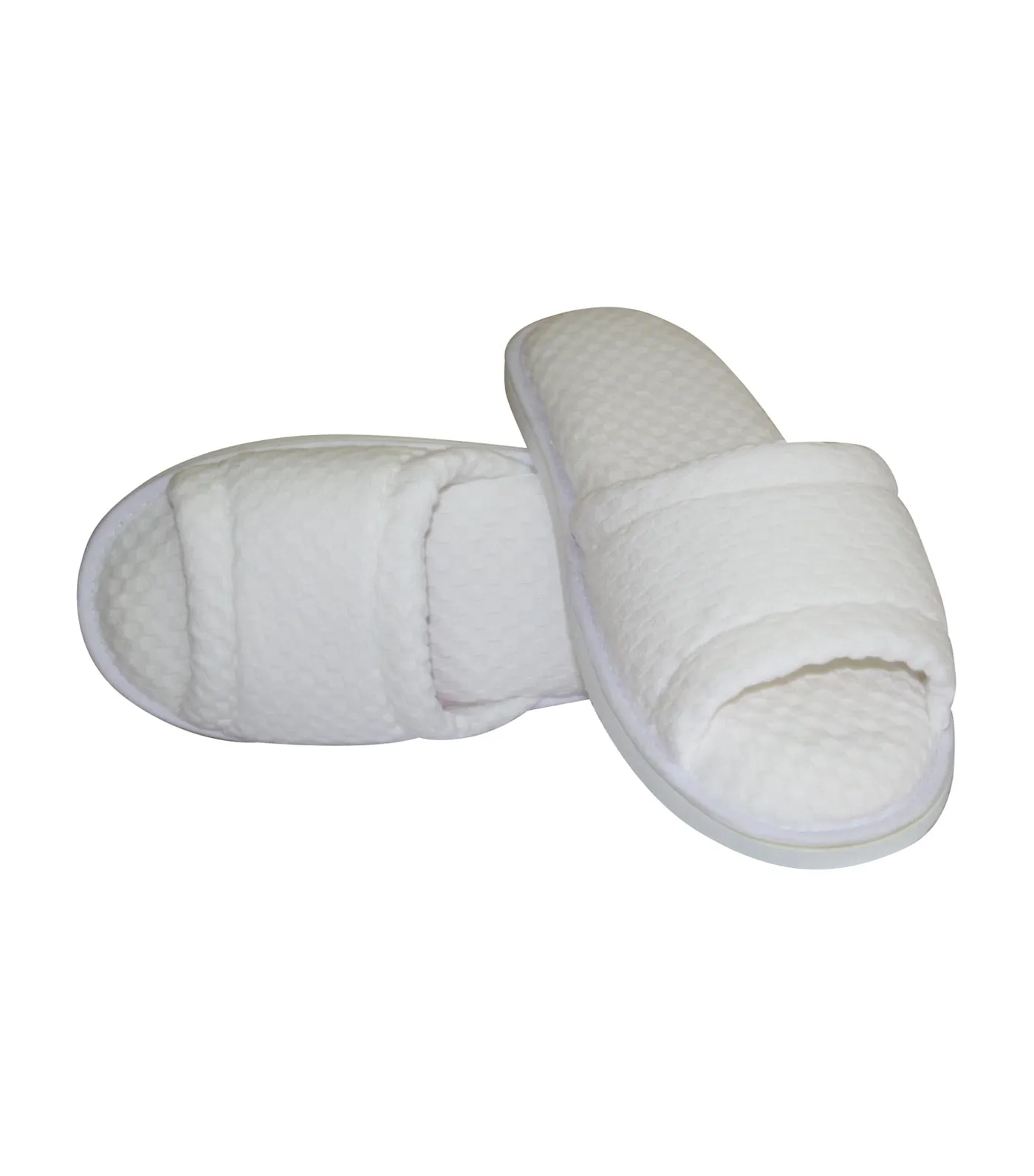 Women's Honeycomb Slippers - White
