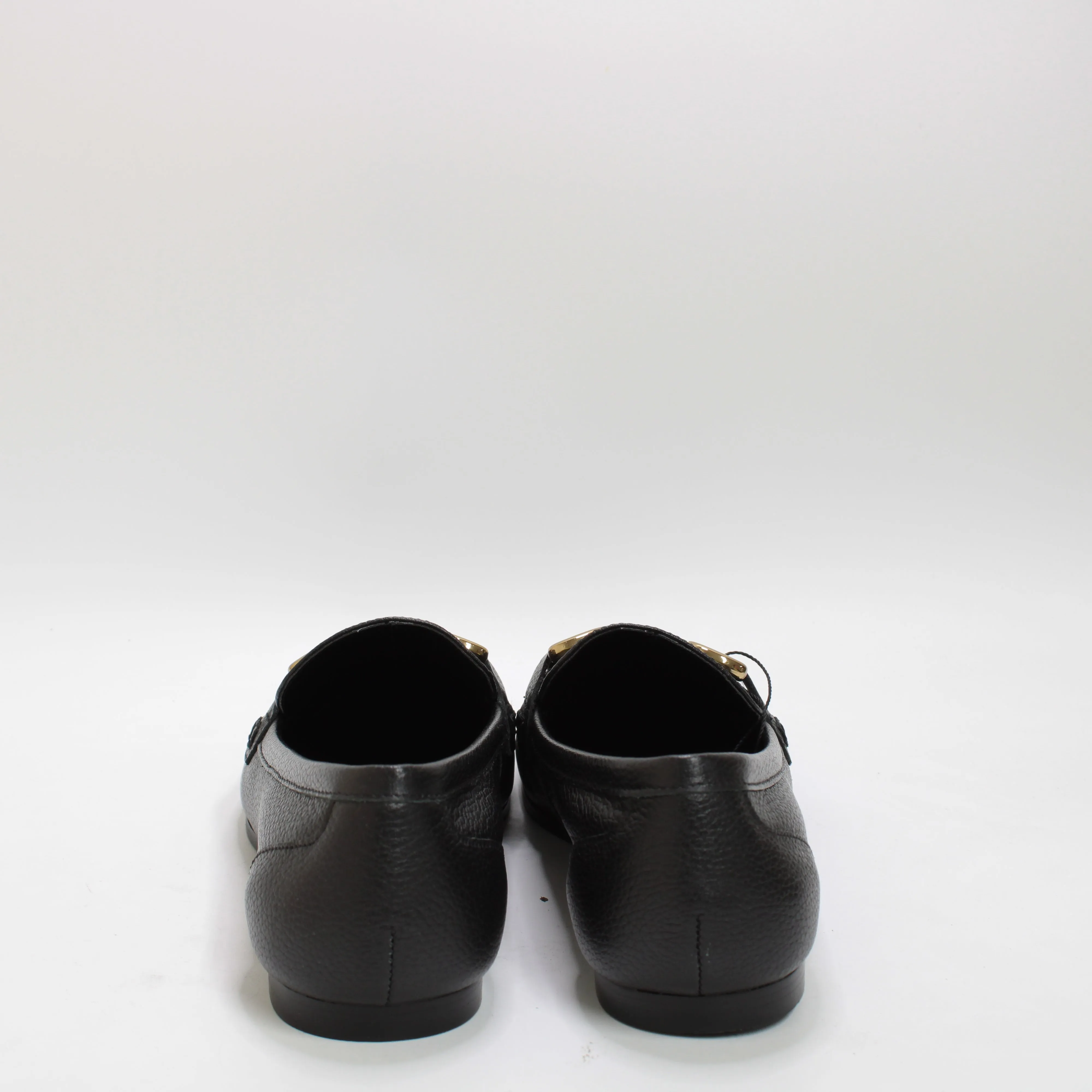 Womens Office Farland Trim Loafers Black Leather