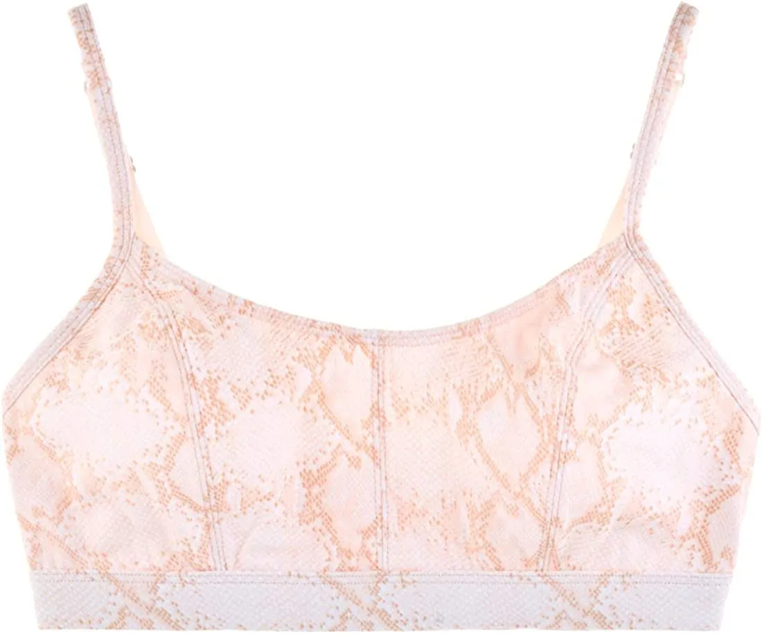 Women's Pull over Cotton Lounge All Day Comfort Wire Free Adjustable Straps Bralette Bra